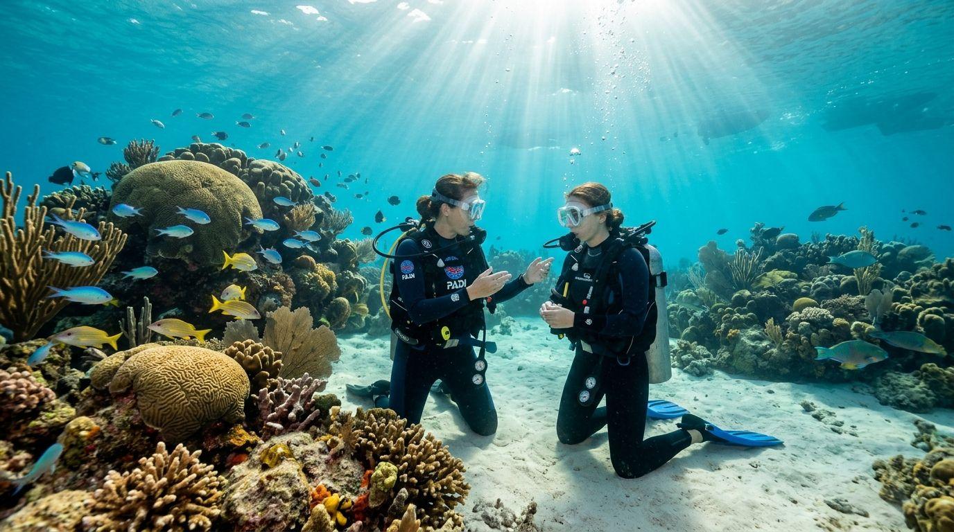 Bapteme plongee PADI Turks et Caicos - © DUNE Turks & Caicos